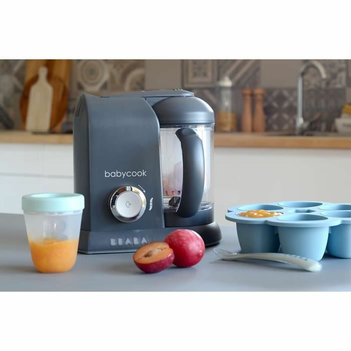 Foodprocessor Béaba Babycook Solo Grå 1,1 L 4-i-1